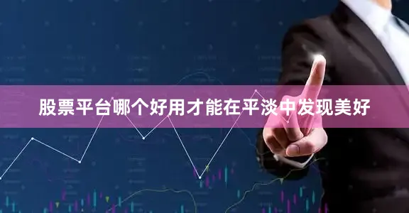 股票平台哪个好用才能在平淡中发现美好